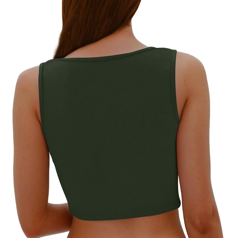 トップス LED RECHWE y2k TANK TOP 2526 トップス LED RECHWE y2k TANK TOP 2526 The Y2K Tank Green
